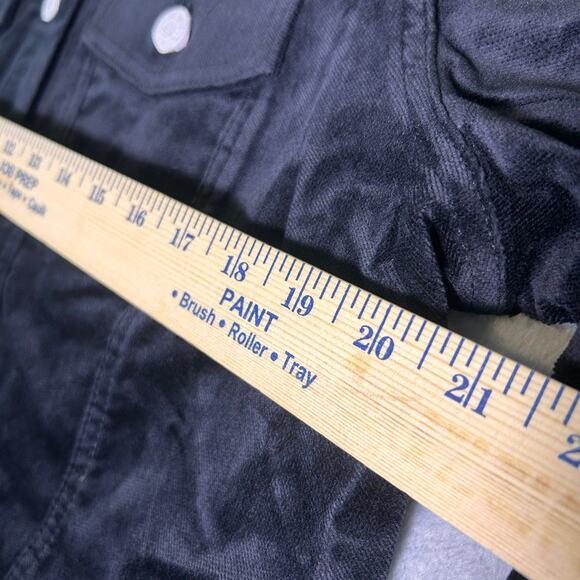 NWT Denim & Co Velveteen Jacket Womens Medium Stretch Capsule Staple Fall Layer - Picture 7 of 9